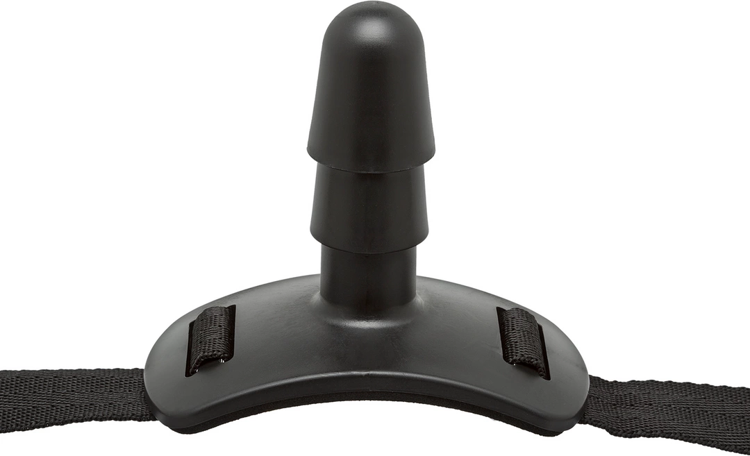 Uniwersalny korek analny wykonany z czarnego silikonu Doc Johnson