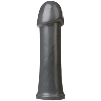 Korek analny wykonany z szarego chlorku winylu w kształcie penisa Doc Johnson B-10 Torpedo 26 cm