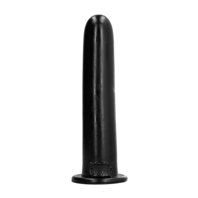 Korek analny wykonany z barwionego na czarno chlorku winylu Domestic Partner 22 cm