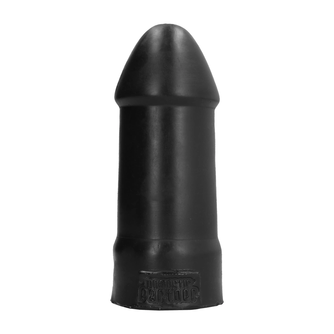 Korek analny wykonany z barwionego na czarno chlorku winylu Domestic Partner Master Blaster 21 cm