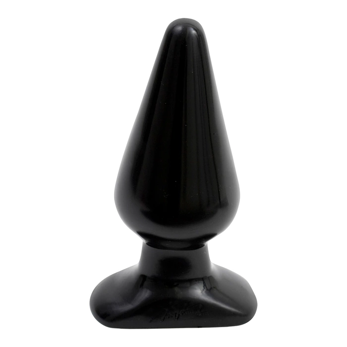 Korek analny wykonany z chlorku winylu w kolorze czarnym Doc Johnson Butt Plug