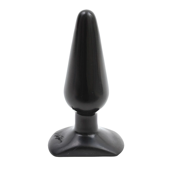 Korek analny wykonany z chlorku winylu w kolorze czarnym Doc Johnson Butt Plug