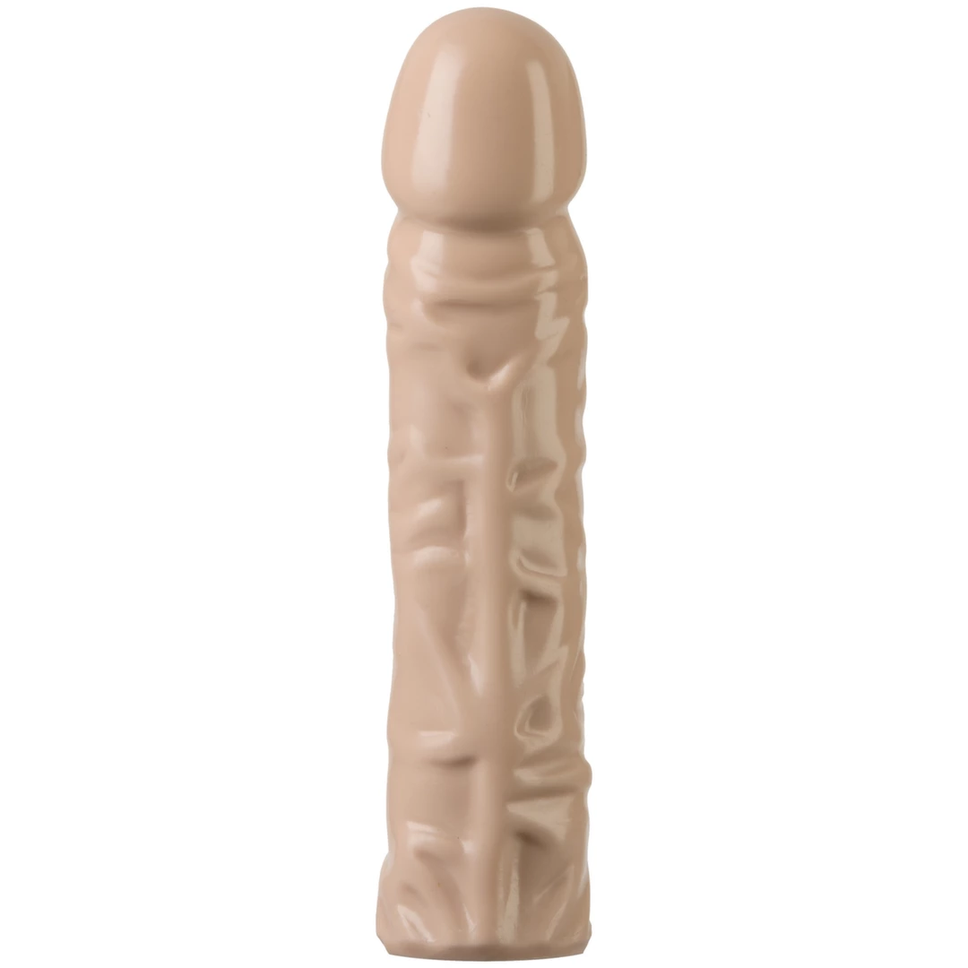 Realistyczne dildo silikonowe do masturbacji w kolorze beżowym Doc Johnson Classic Dong
