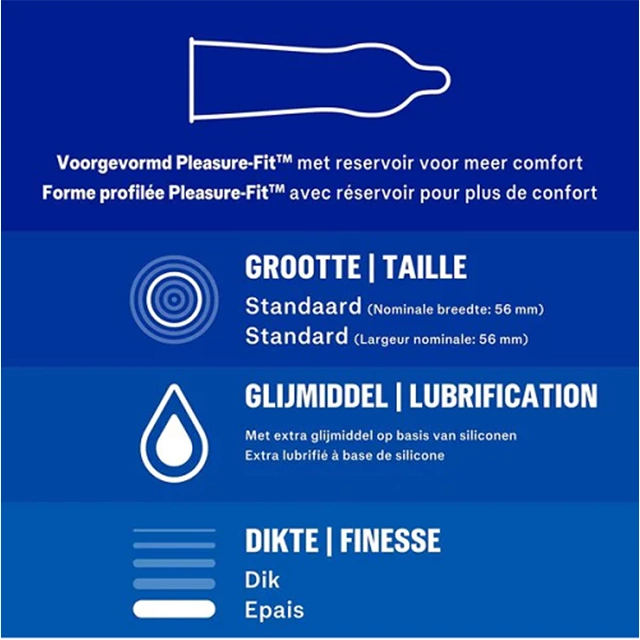 Prezerwatywy lateksowe przezroczyste i gładkie do seksu waginalnego Durex Originals Extra Safe 12 szt