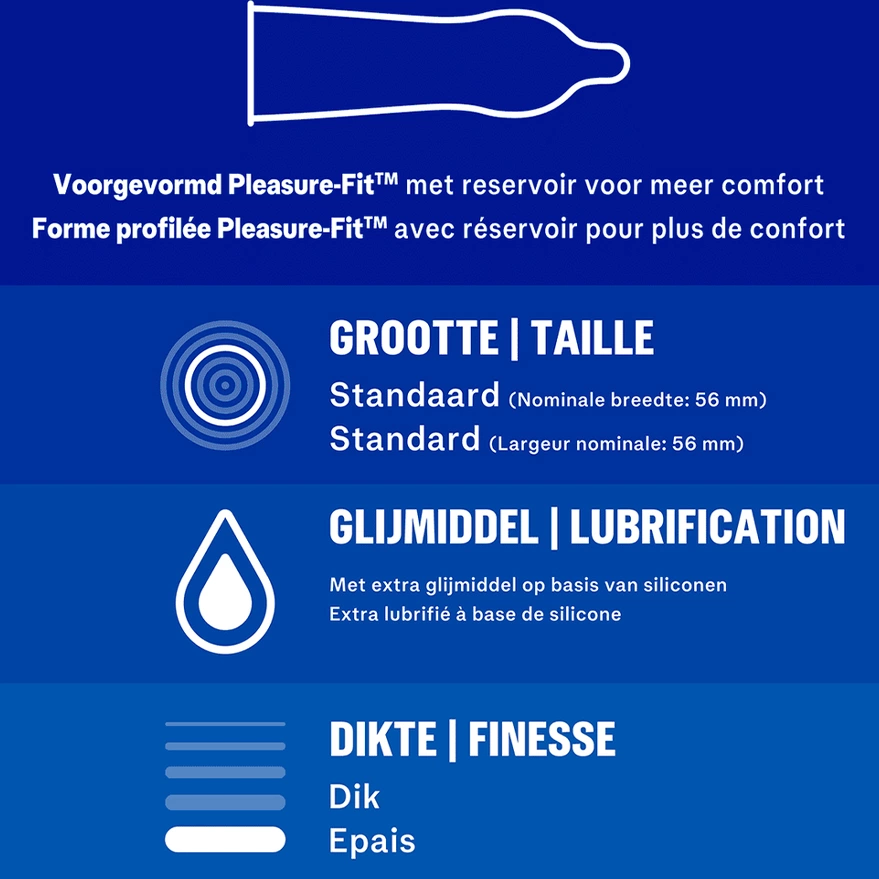 Prezerwatywy lateksowe przezroczyste i gładkie do seksu waginalnego Durex Originals Extra Safe 20 szt