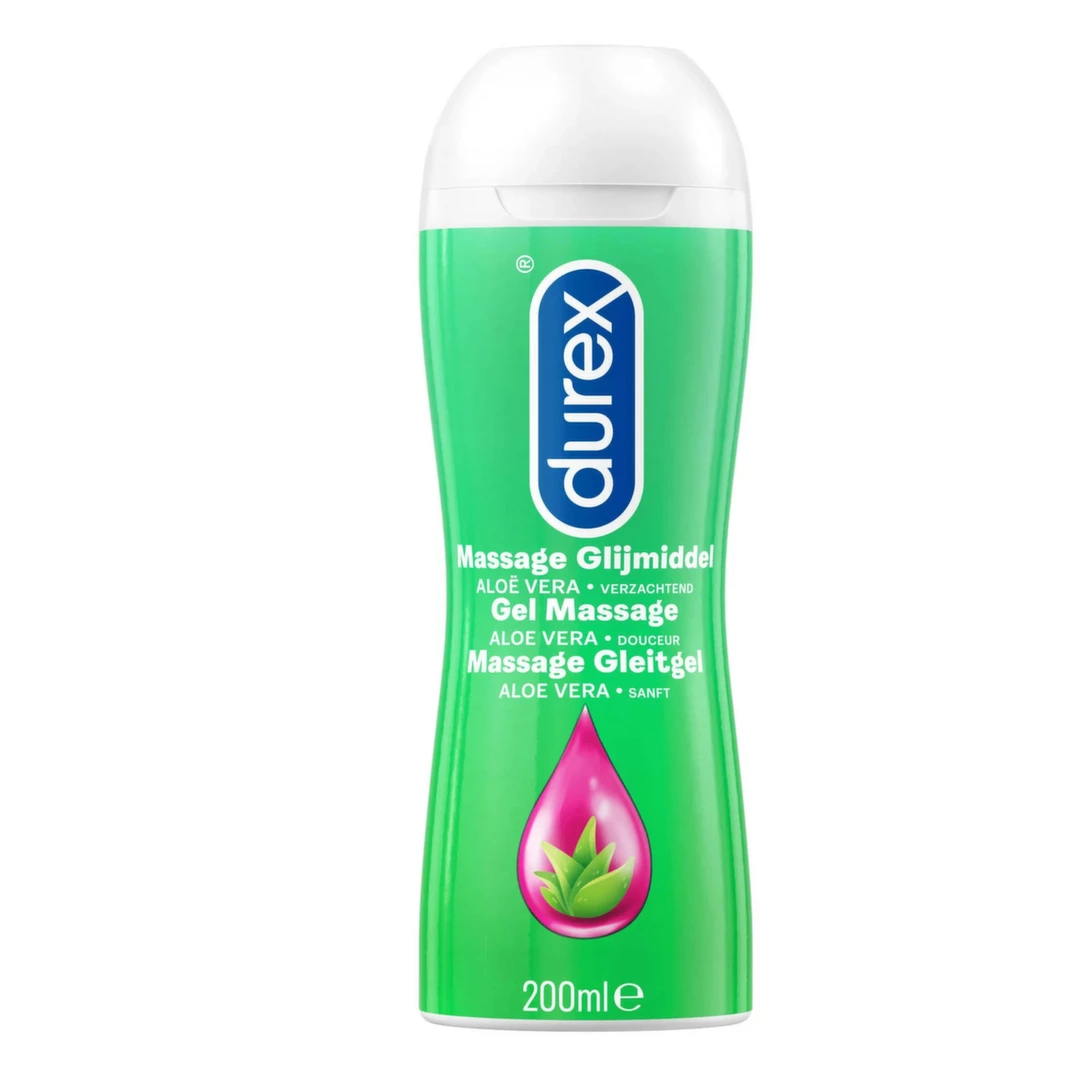 2 w 1 lubrykant na bazie wody i żel do masażu z aloesem Durex Massage Lubricant 200 ml