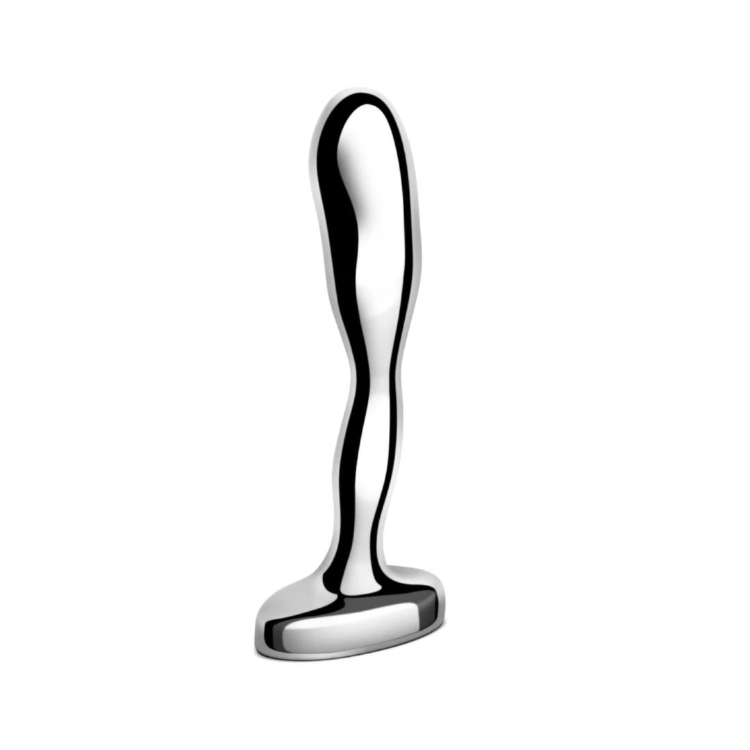 b-Vibe Stainless Steel Plug Prostatyczny z Bezpiecznym Uchwytom