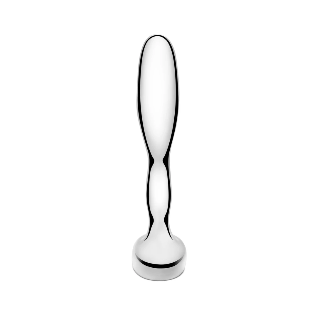 b-Vibe Stainless Steel Plug Prostatyczny z Bezpiecznym Uchwytom