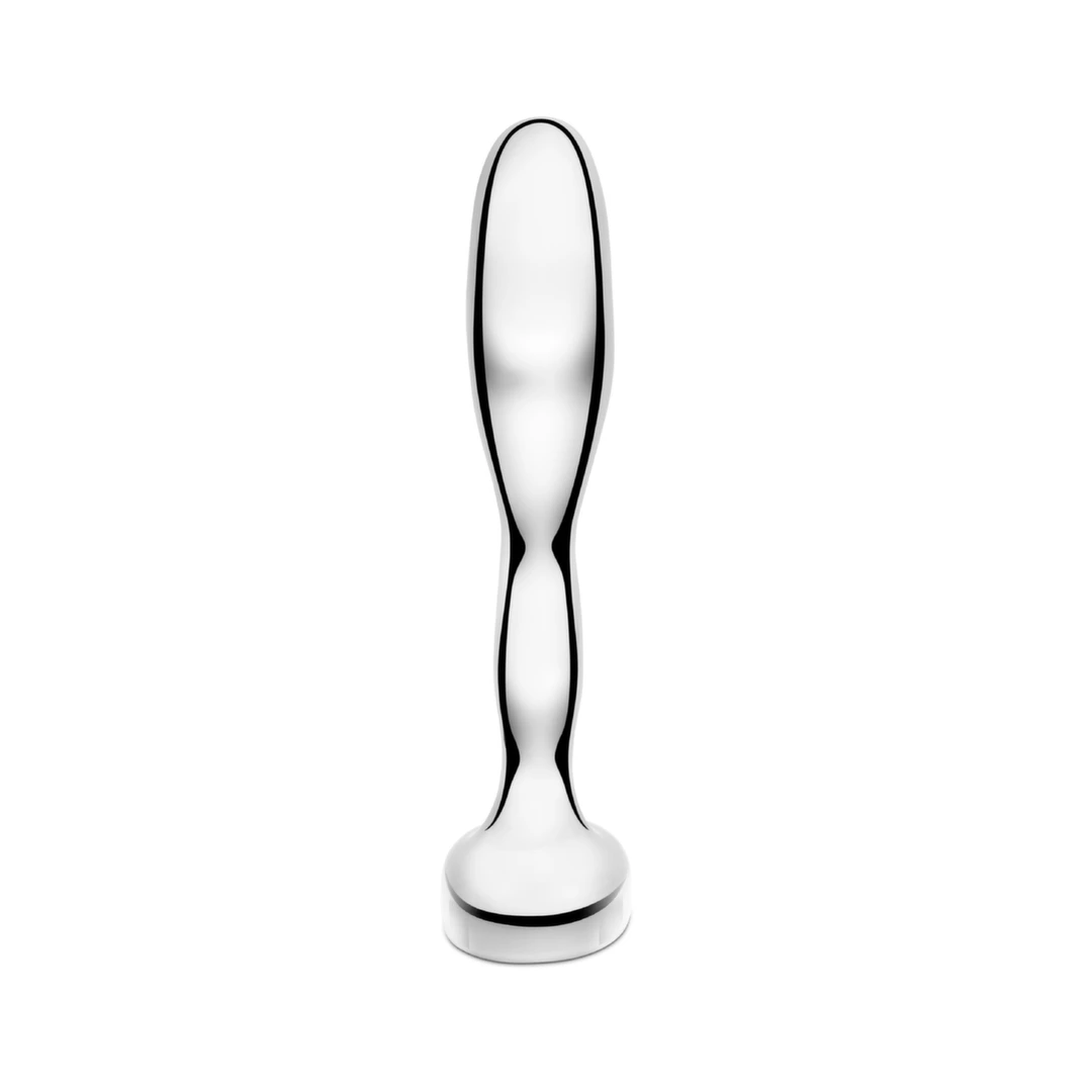 b-Vibe Stainless Steel Plug Prostatyczny z Bezpiecznym Uchwytom