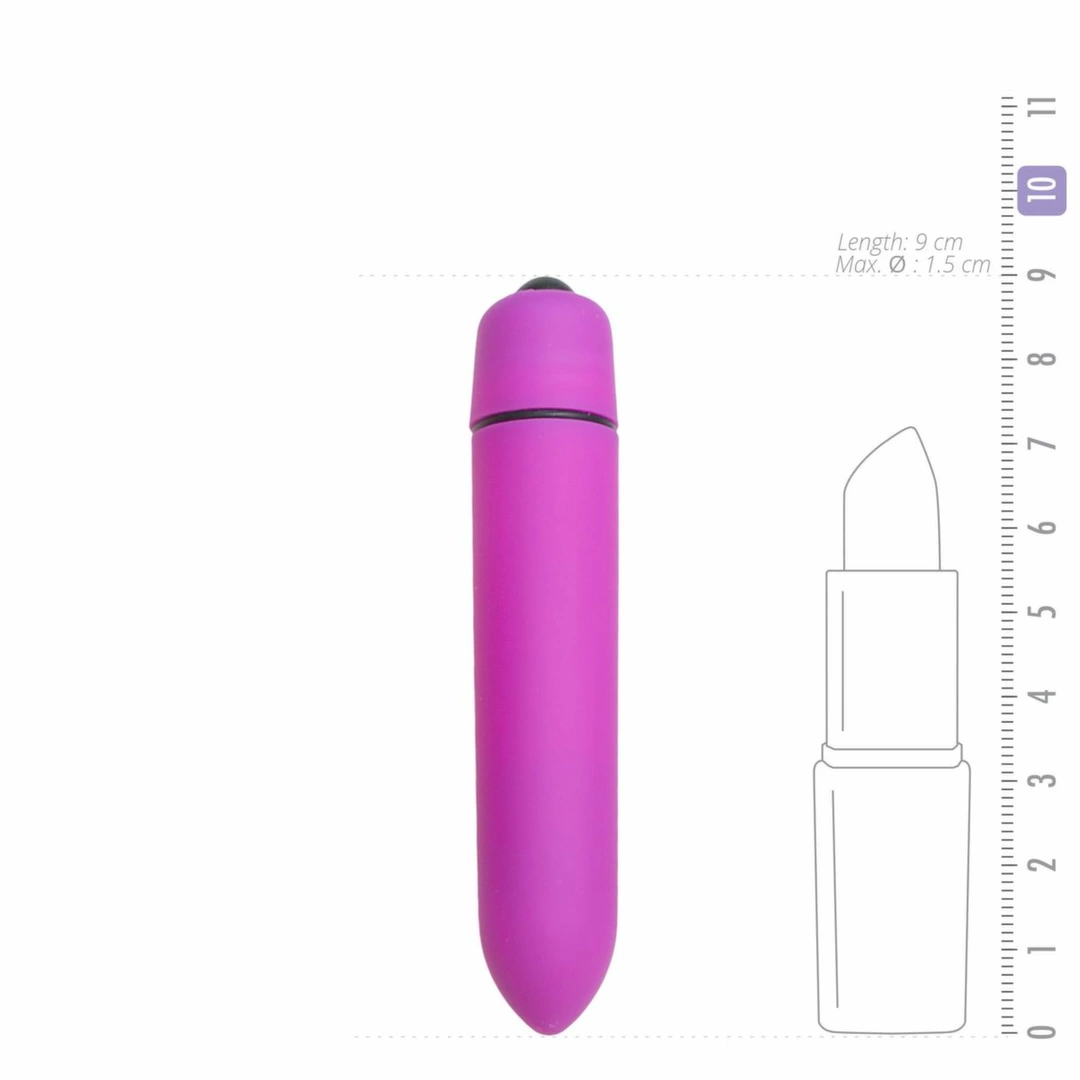 EasyToys Bullet 10-Speed Fioletowy Kompaktowy Wibrator Punktowy