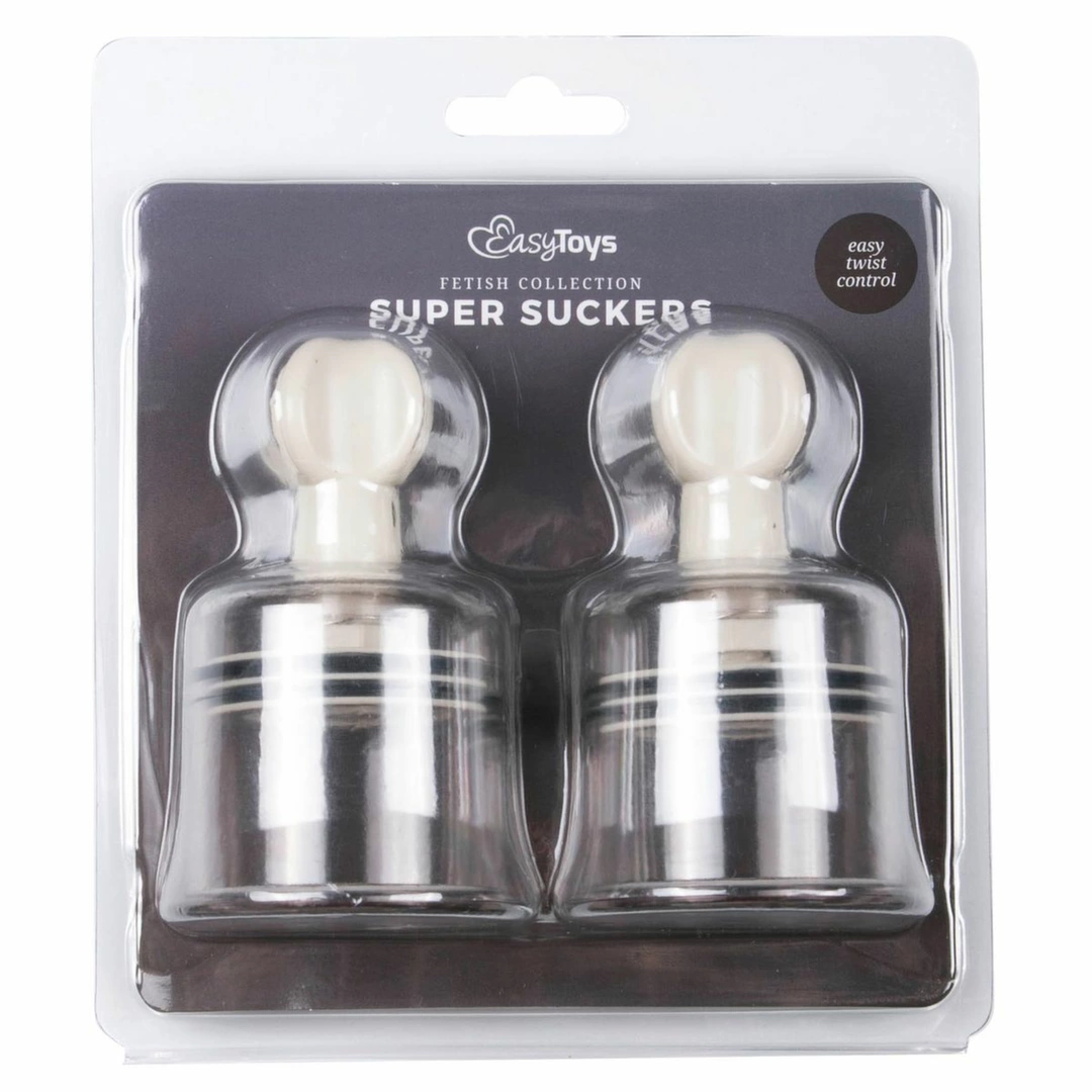 EasyToys Przyssawki Powiększające Duże 2 sztuki - Model z Regulacją