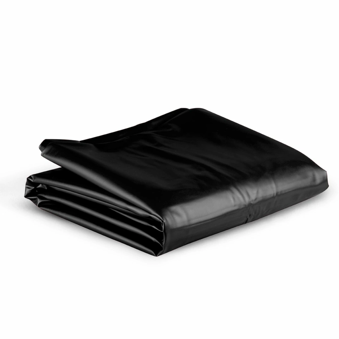 EasyToys Prześcieradło Winylowe 180x230 cm Czarny - Wodoodporny Pokrowiec