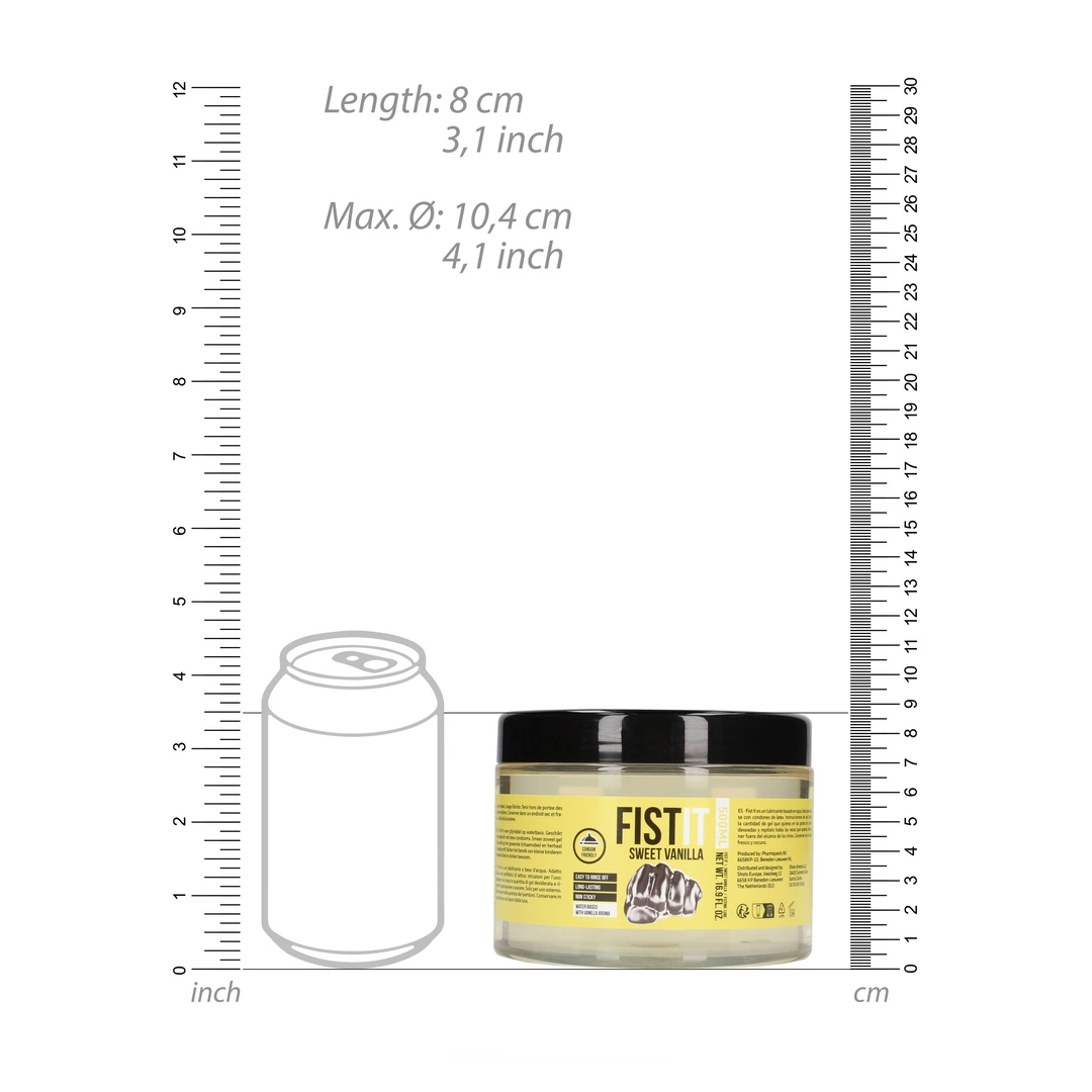 Lubrykant na bazie wody do lepszego wślizgu Fist It by Shots 500 ml