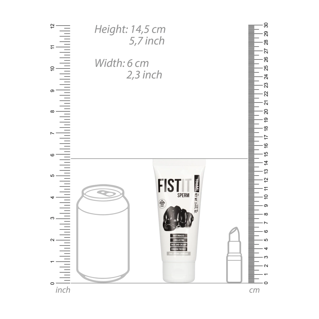 Nawilżający lubrykant sperma sztuczna na bazie wody Fist It by Shots 100 ml