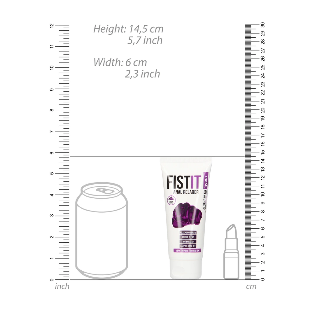 Żel relaksujący do seksu analnego na bazie wody Fist It by Shots 100 ml