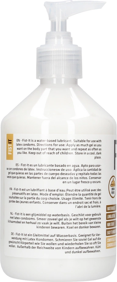 Lubrykant znieczulający na bazie wody Fist It by Shots 500 ml
