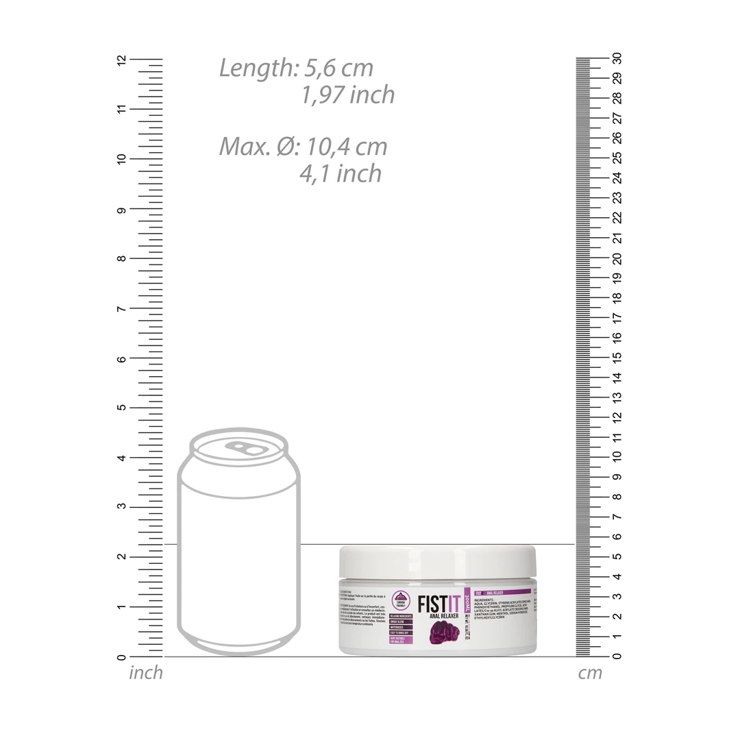 Relaksujący lubrykant na bazie wody do seksu analnego Fist It by Shots 300 ml