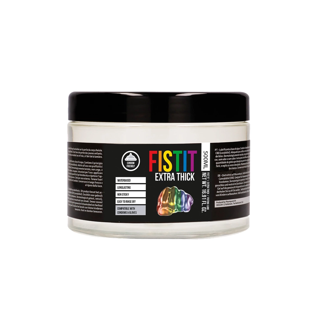 Gęsty lubrykant tęczowy na bazie wody Fist It by Shots 500 ml