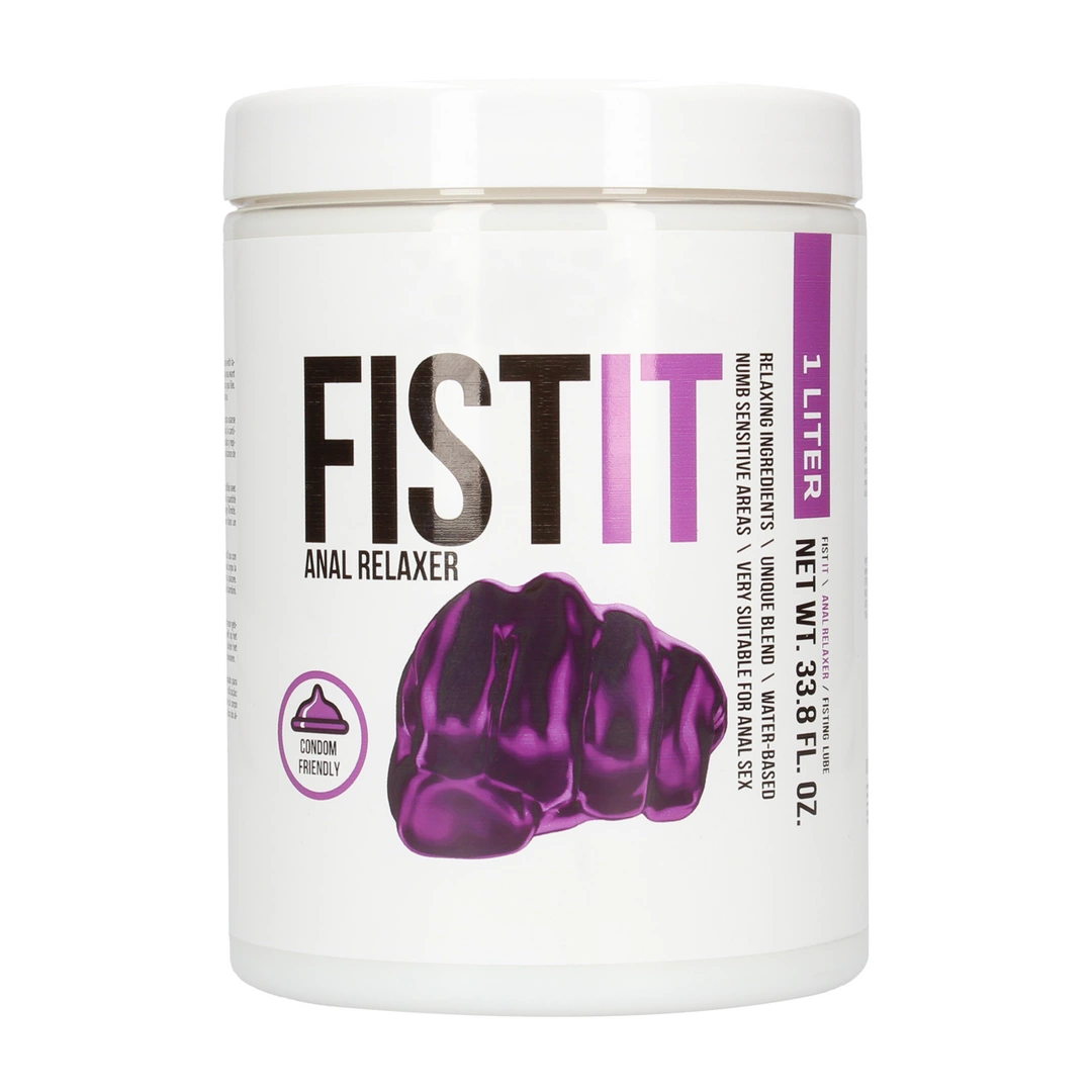 Relaksujący lubrykant na bazie wody do seksu analnego Fist It by Shots 1000 ml