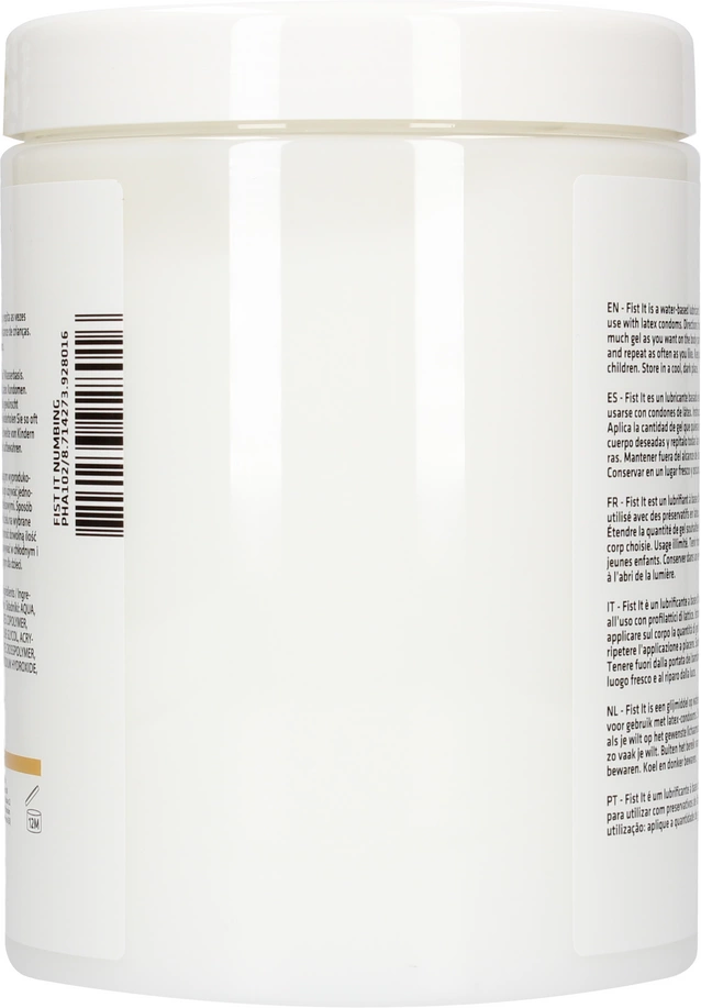 Znieczulający lubrykant nawilżający na bazie wody Fist It by Shots 1000 ml