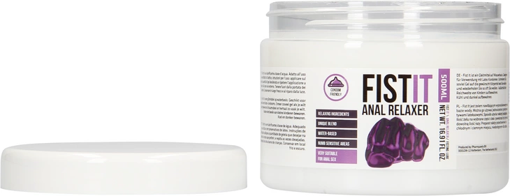 Relaksujący lubrykant na bazie wody do seksu analnego Fist It by Shots 500 ml