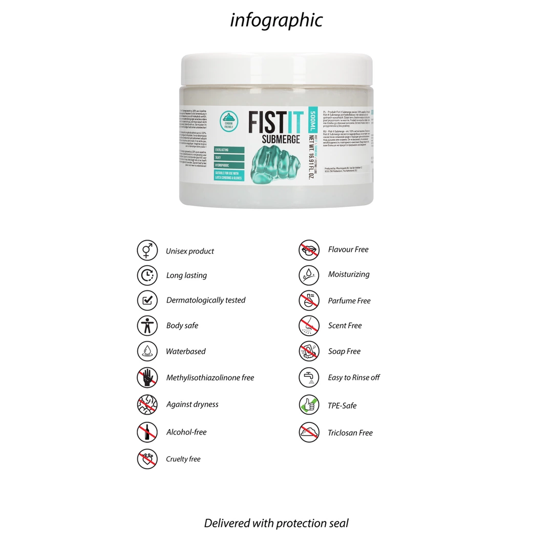 Lubrykant do seksu na bazie wazeliny Fist It by Shots 500 ml