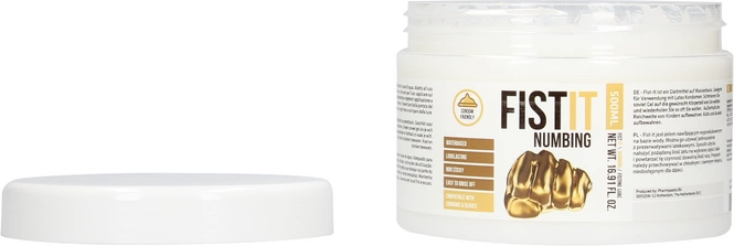 Lubrykant znieczulający nawilżający na bazie wody Fist It by Shots 500 ml