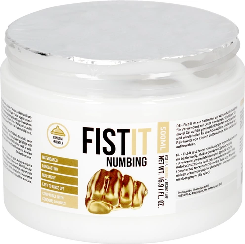 Lubrykant znieczulający nawilżający na bazie wody Fist It by Shots 500 ml