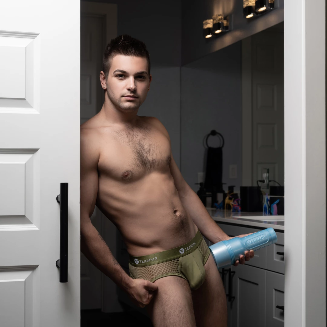 Beżowy masturbator do masturbacji penisa w kształcie tyłka Fleshlight Johnny Rapid