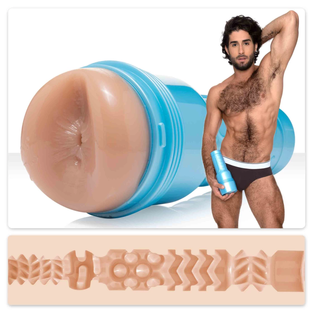 Beżowy masturbator do masturbacji penisa w kształcie tyłka Fleshlight Diego Sans