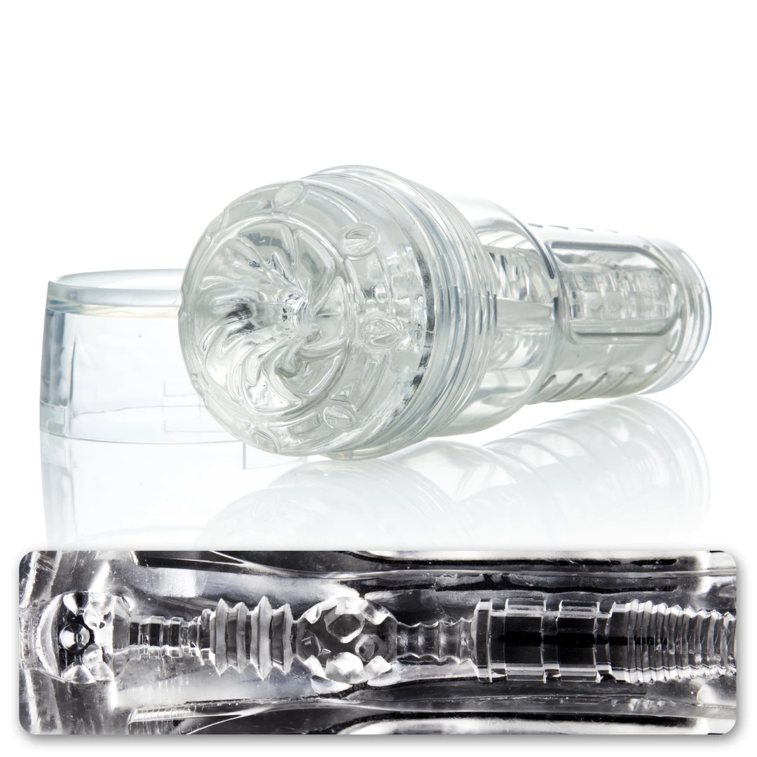 Masturbator przezroczysty do masturbacji penisa Fleshlight GO Torque Ice