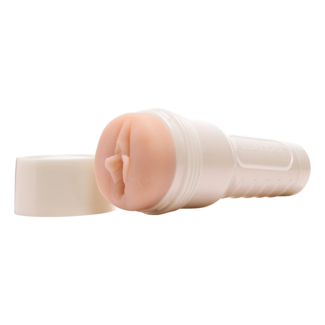 Beżowy masturbator waginy do masturbacji penisa z realistycznymi wybrzuszeniami wewnątrz Fleshlight Mia Malkova