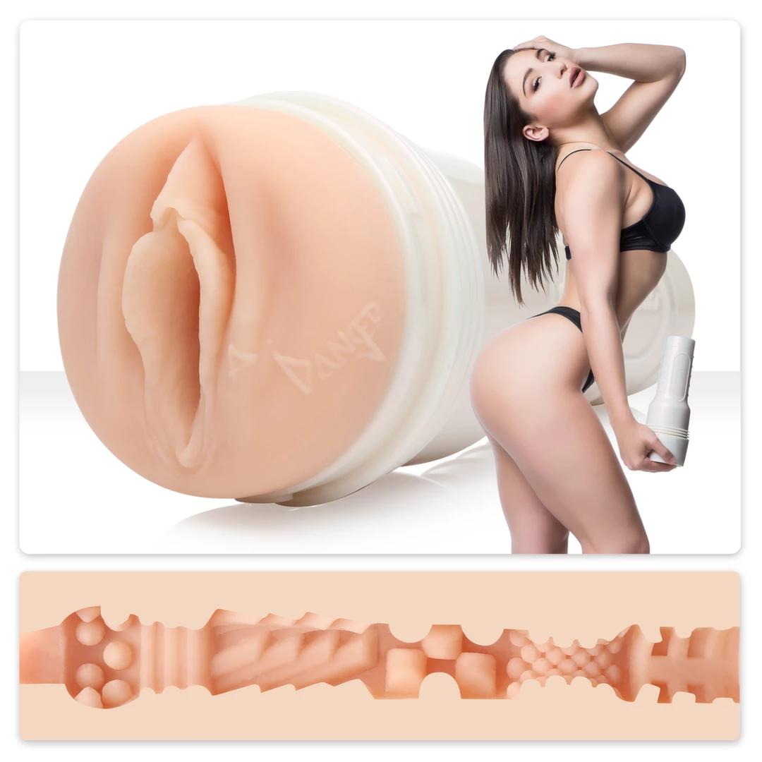 Beżowy masturbator do pochwy do masturbacji penisa Fleshlight Abella Danger