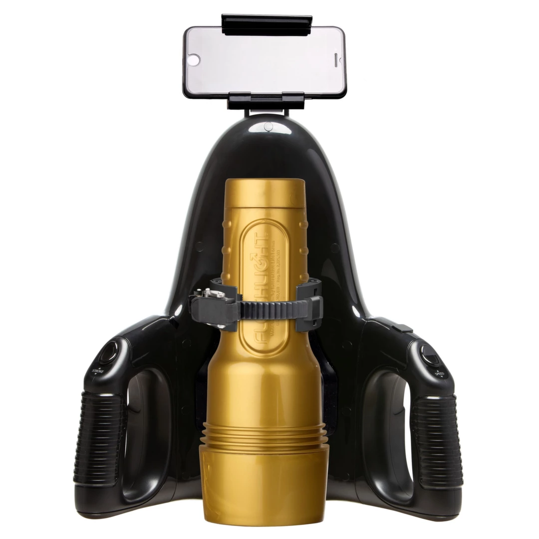 Czarny plastikowy dodatek do masturbatorów Fleshlight Universal Launch Czarny plastikowy dodatek do masturbatorów Fleshlight Universal Launch
