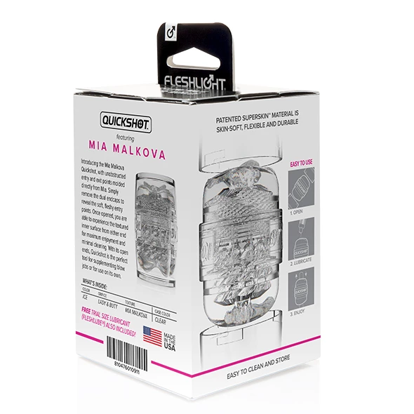 Rękaw przezroczysty silikonowy do masturbacji penisa Fleshlight Mia Malkova