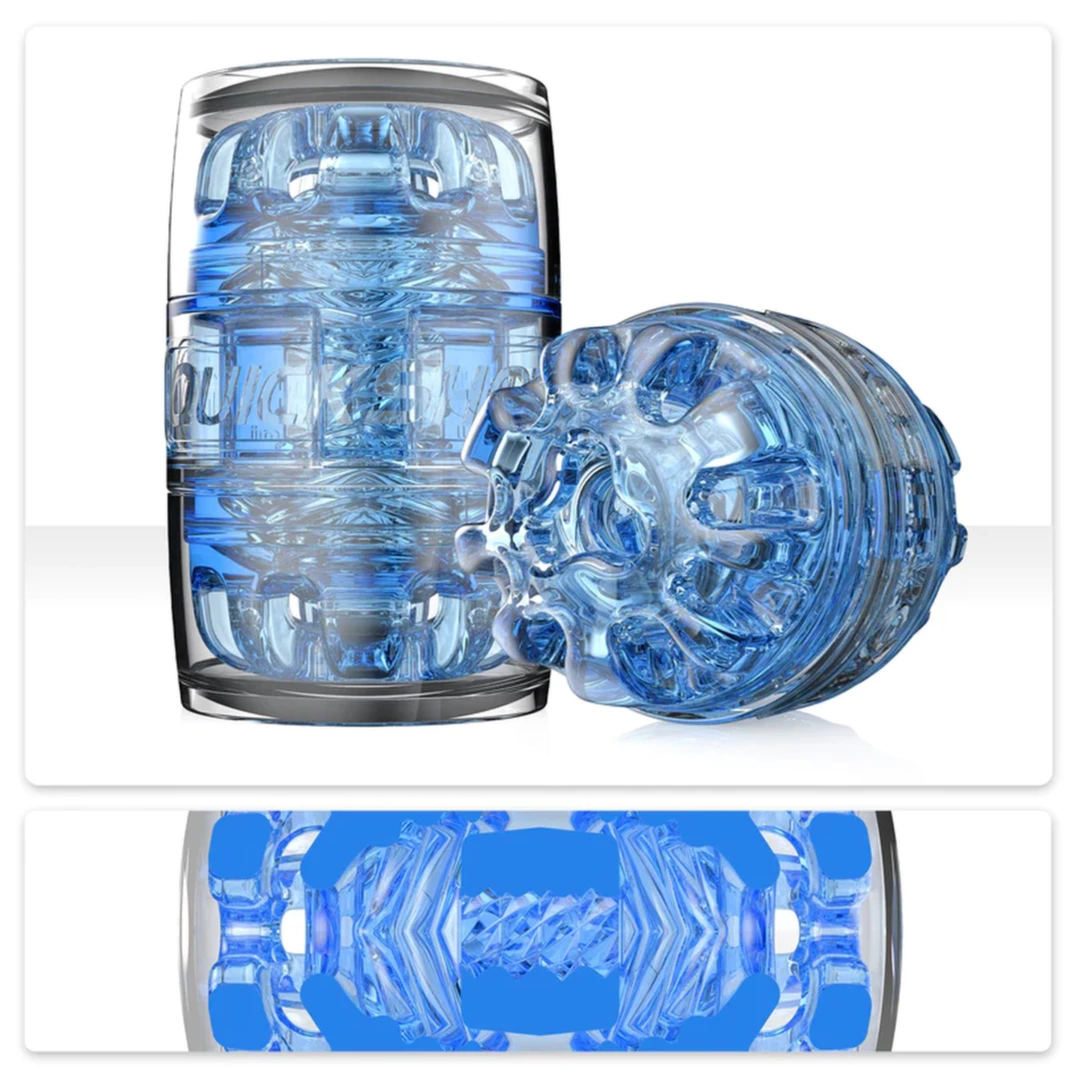 Fleshlight Quickshot Turbo Blue Ice kompaktowa maszyna intymna