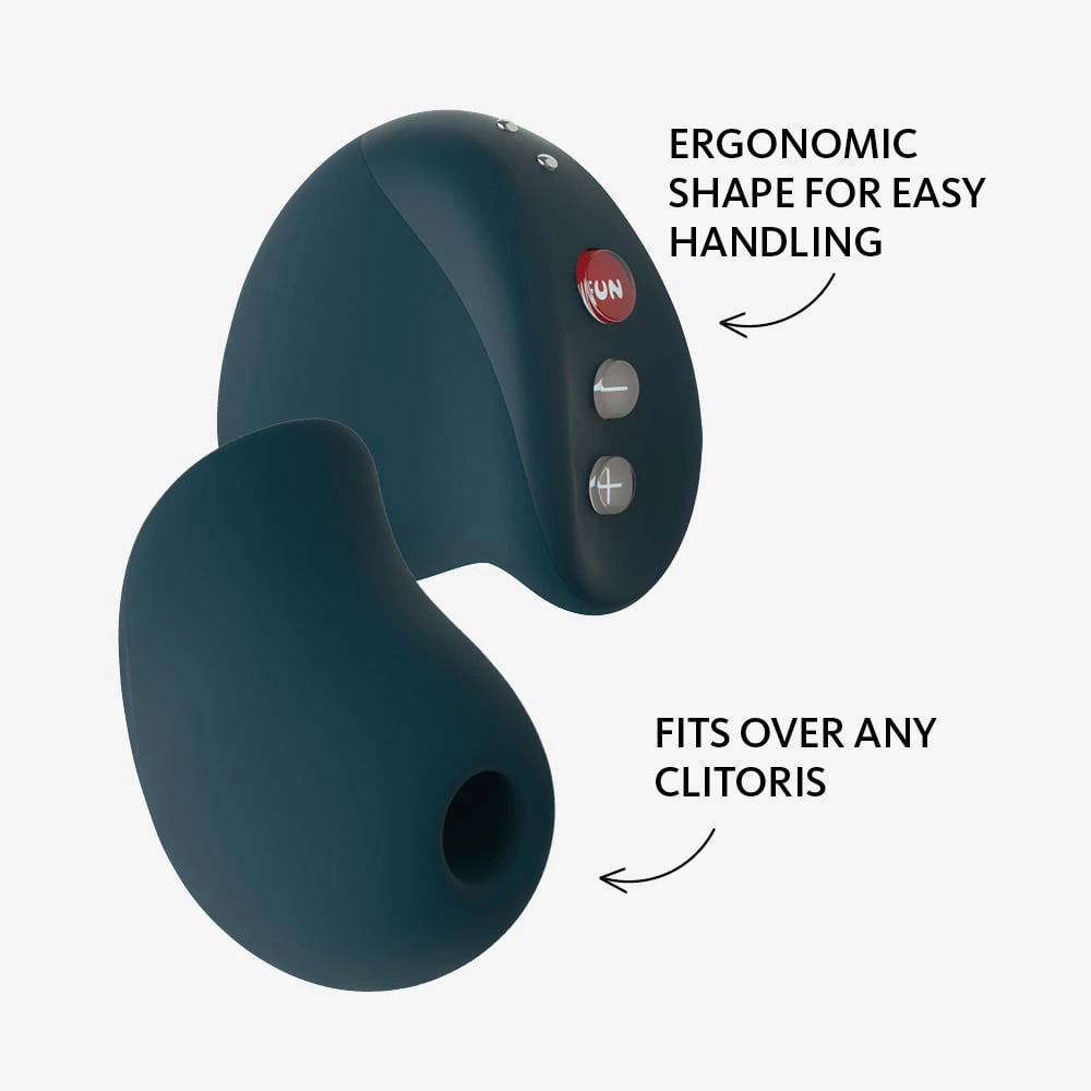 Wibrator próżniowy zielony silikonowy do masturbacji łechtaczki Fun Factory Mea Suction 