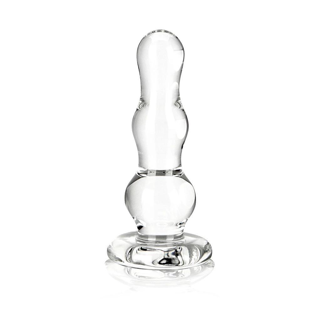 Korek analny wykonany z przezroczystego szkła Glas Butt Plug