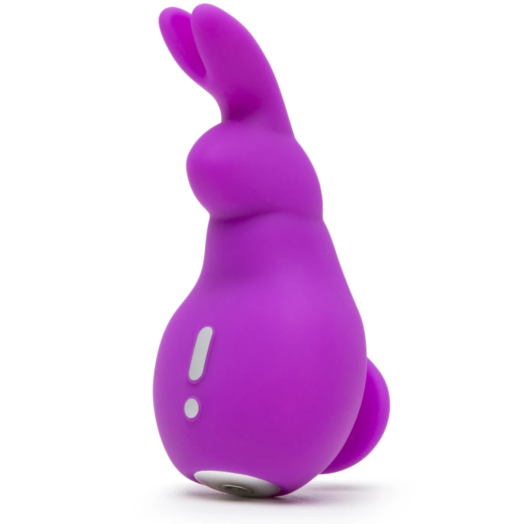 Wibrator różowy silikonowy w kształcie królika do masturbacji łechtaczki Happy Rabbit Mini Ears 