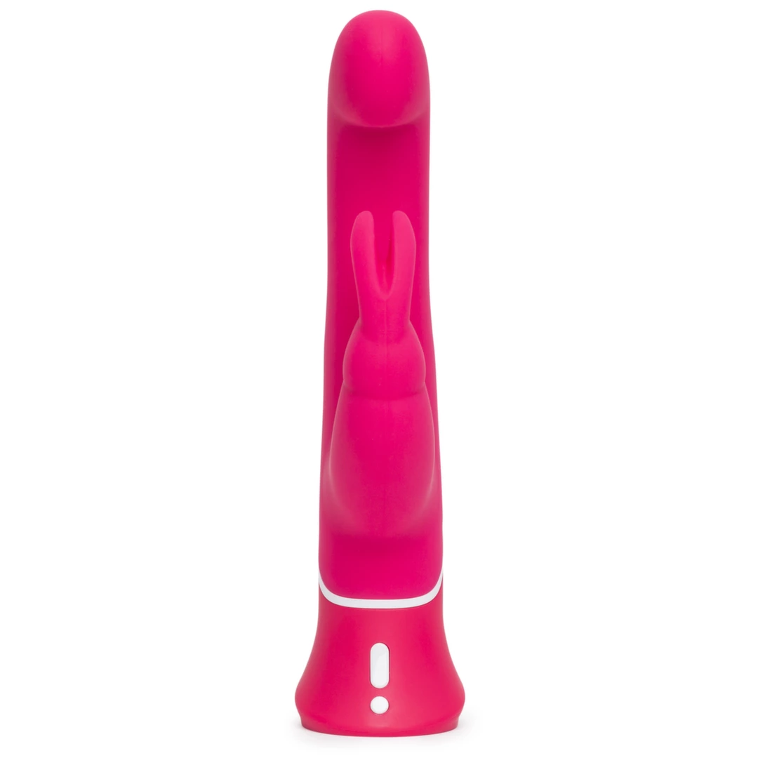 Czerwony silikonowy wibrator z zakrzywioną końcówką do masturbacji łechtaczki i punktu G w kształcie królika Happy Rabbit G Spot Rabbit Vibrator 