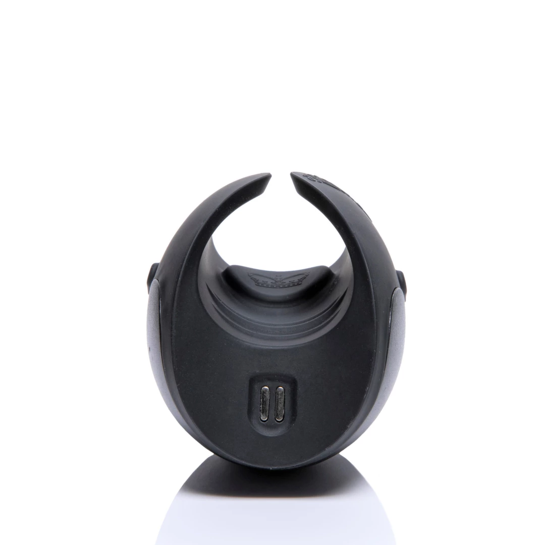 Wibrator czarny silikonowy do masturbacji penisa z 5 trybami wibracji i pilotem zdalnego sterowania Hot Octopuss Pulse Solo Lux