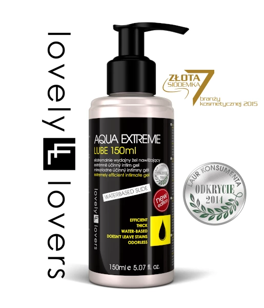 Żel intymny na bazie wody Lovely Lovers AQUA EXTREME Lube 150 ml