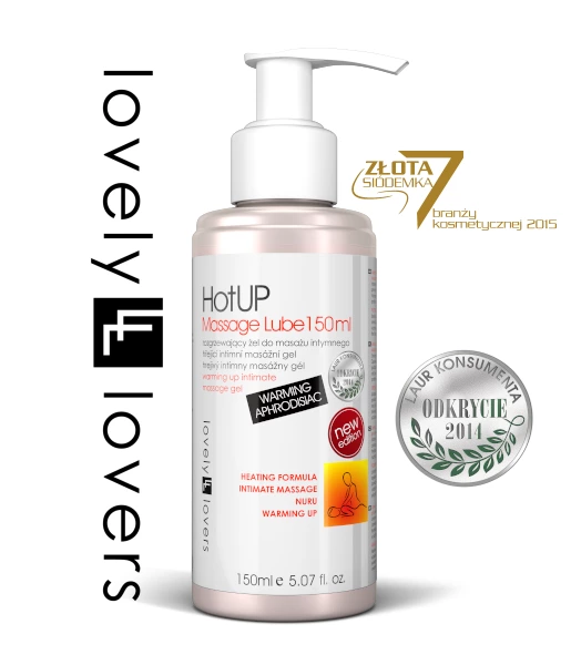Żel intymny rozgrzewający i do masażu na bazie wody Lovely Lovers HotUP 150 ml