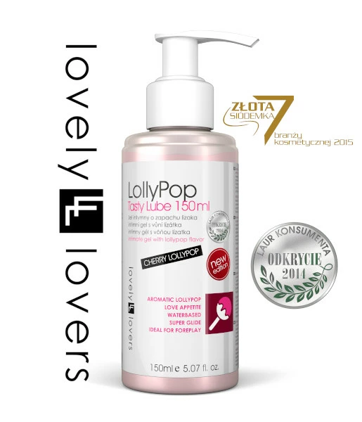 Żel oralny o smaku wiśniowego lizaka na bazie wody Lovely Lovers 150 ml