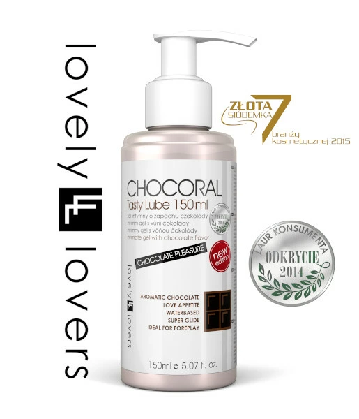 Żel oralny z efektem ciepła o smaku czekoladowym na bazie wody Lovely Lovers 150 ml