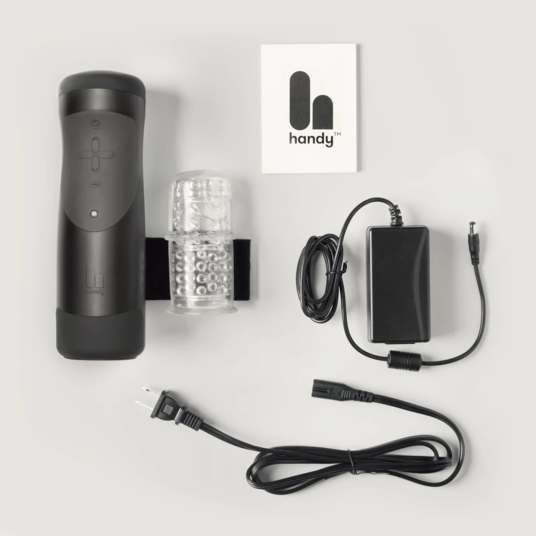 Skrzynka kontrolna czarna do masturbatorów Handy Interactive Masturbator