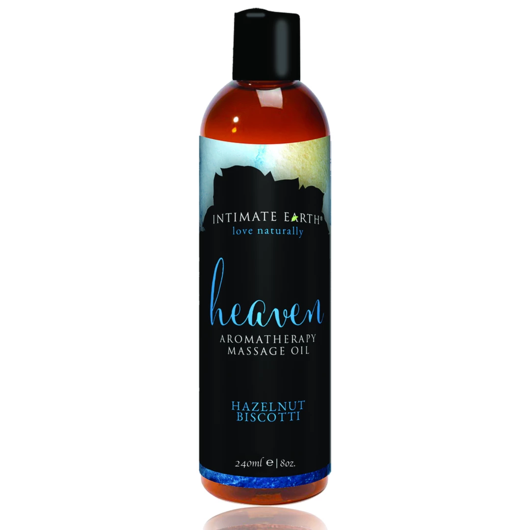 Olejek do masażu o smaku orzechów laskowych Intimate Earth Heaven 240 ml