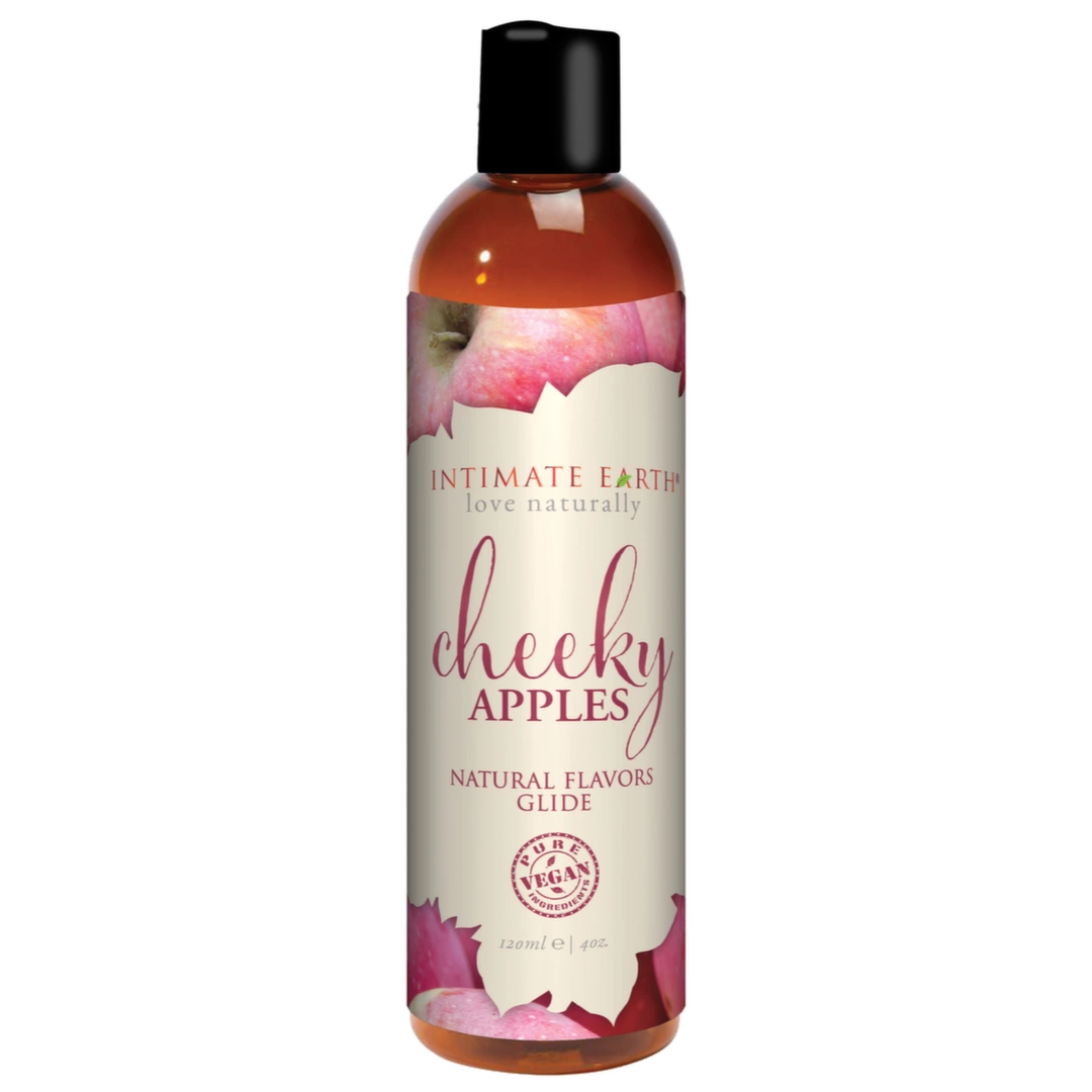 Wodny lubrykant dopochwowy o smaku jabłkowym Intimate Earth 120 ml