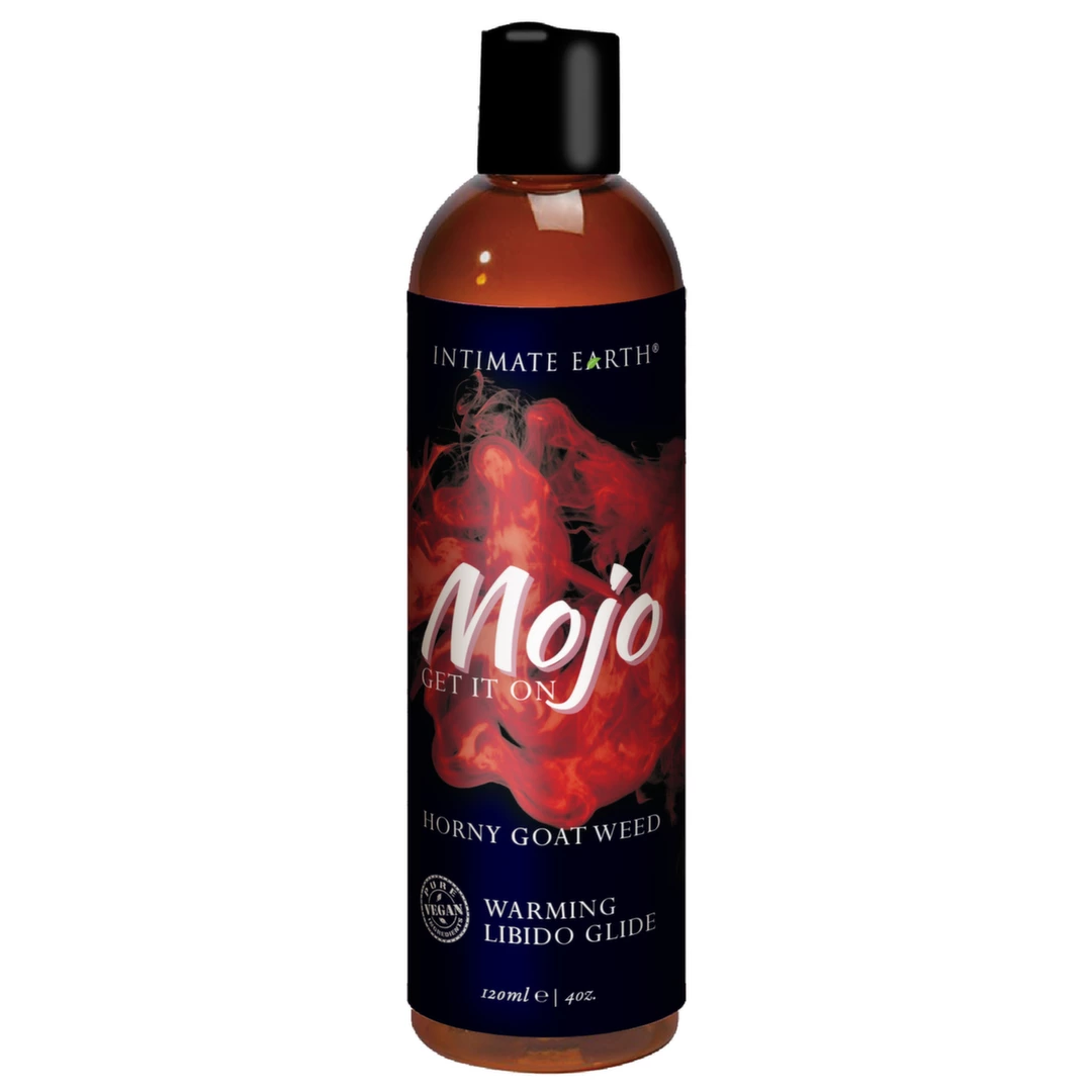 Wodny lubrykant zawiera ekstrakt poprawiający seksualność do seksu waginalnego i masturbacji Intimate Earth Mojo 120 ml
