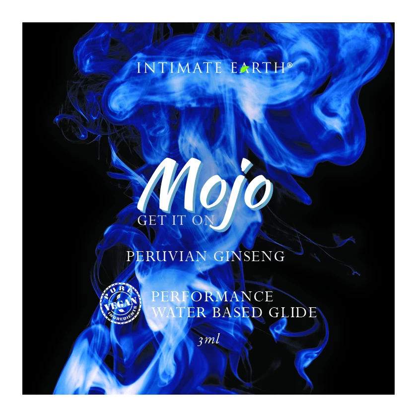 Nawilżający lubrykant na bazie wody z super poślizgiem w saszetkach Intimate Earth Mojo 3 ml